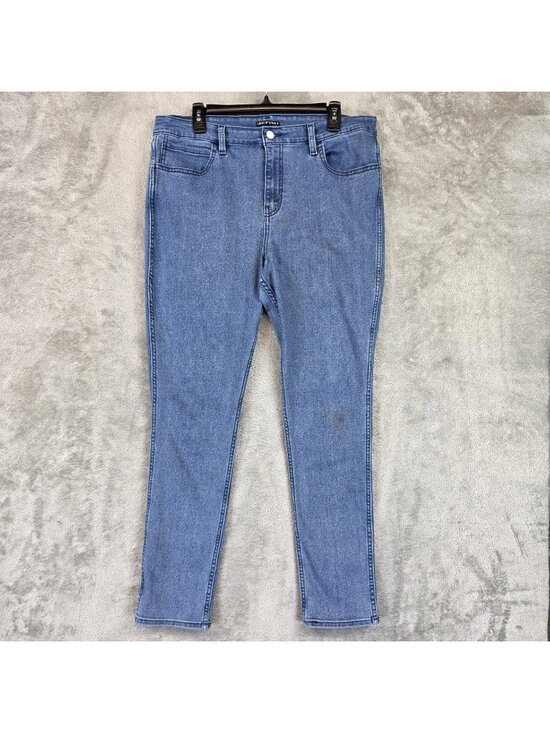 Levi's Denim - Levis Line 8 Jeans Womens 34 Blue Medium Wash Skinny Slim Stretch Denim Pants